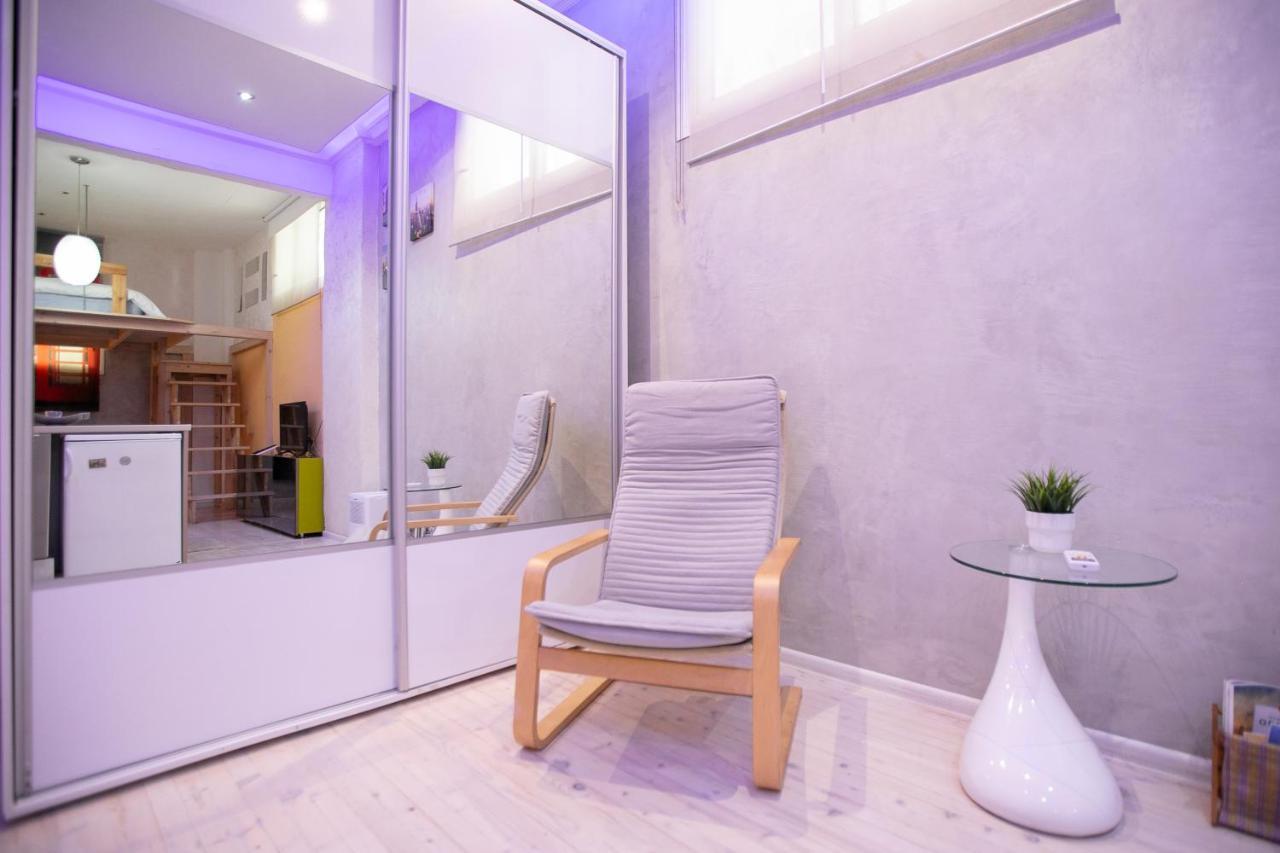 Ferienwohnung Orange And Blue Studio Downtown 5 Min From White Tower Thessaloniki Exterior foto